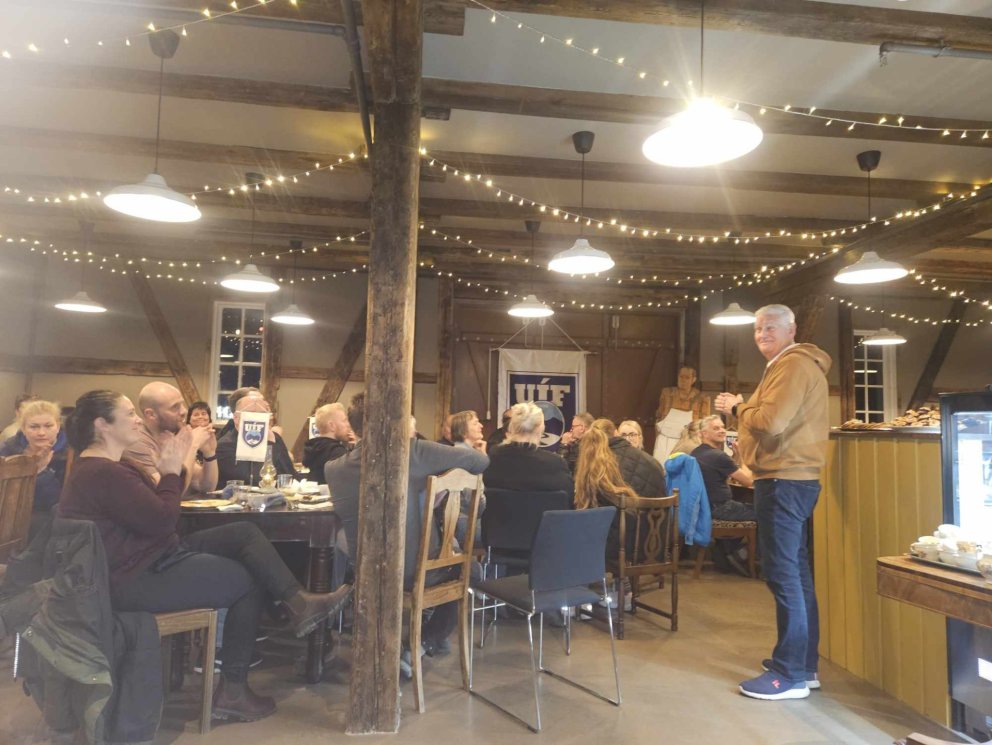 Ómar Bragi Stefánsson framkvæmdarstjóri móta UMFÍ með kynningu fyrir íþróttahreyfinguna í Fjallabygg…