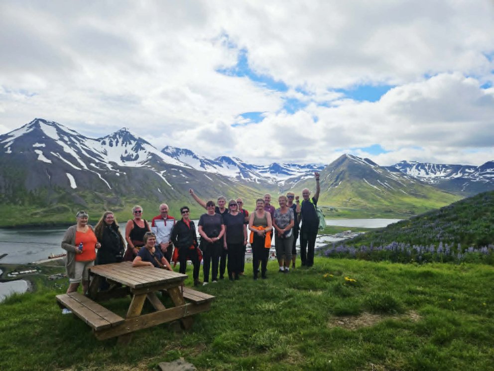 Síðasta skipulagða ganga sumarsins hjá Gönguhópi 60+ á Siglufirði