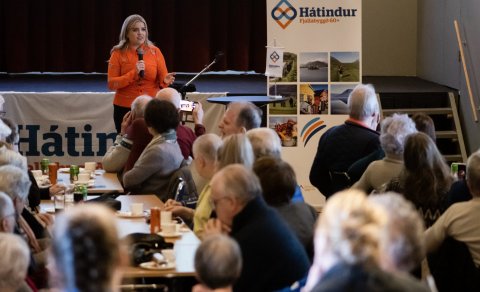 Áslaug Arna Sigurbjörnsdóttir, háskóla-, iðnaðar- og nýsköpunarráðherra 
Mynd: Mikael Sigurðsson